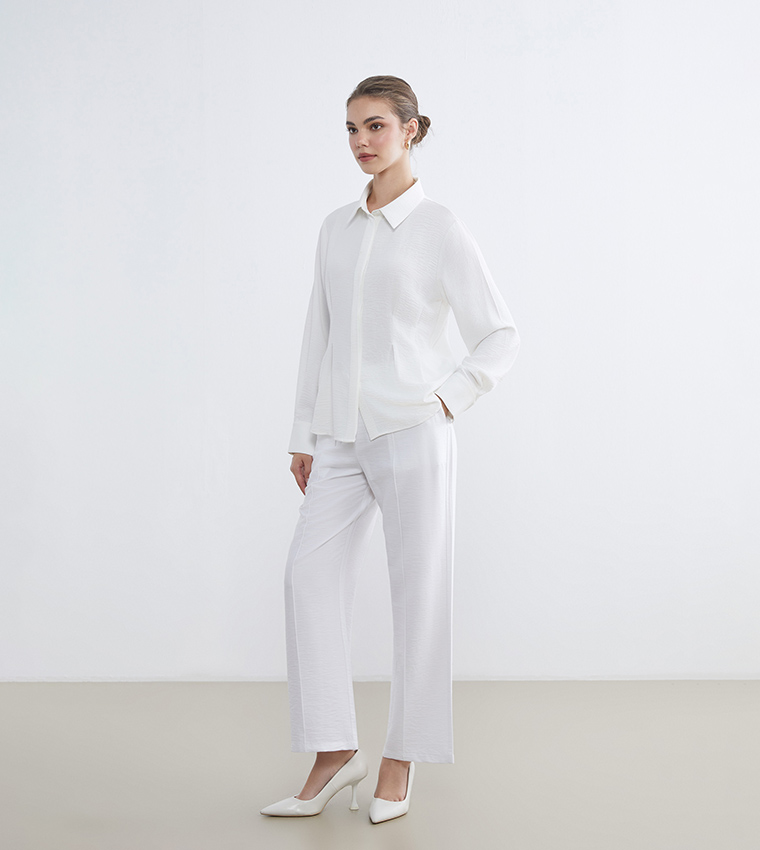 بنطلون واسع برباط 