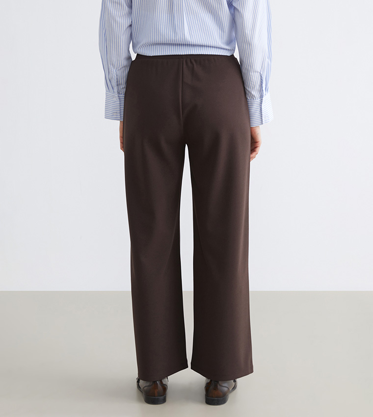 High Waist Wide Leg Trousers