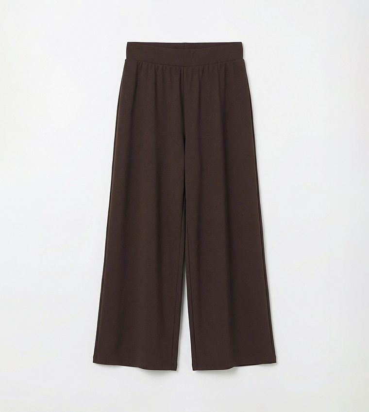 High Waist Wide Leg Trousers