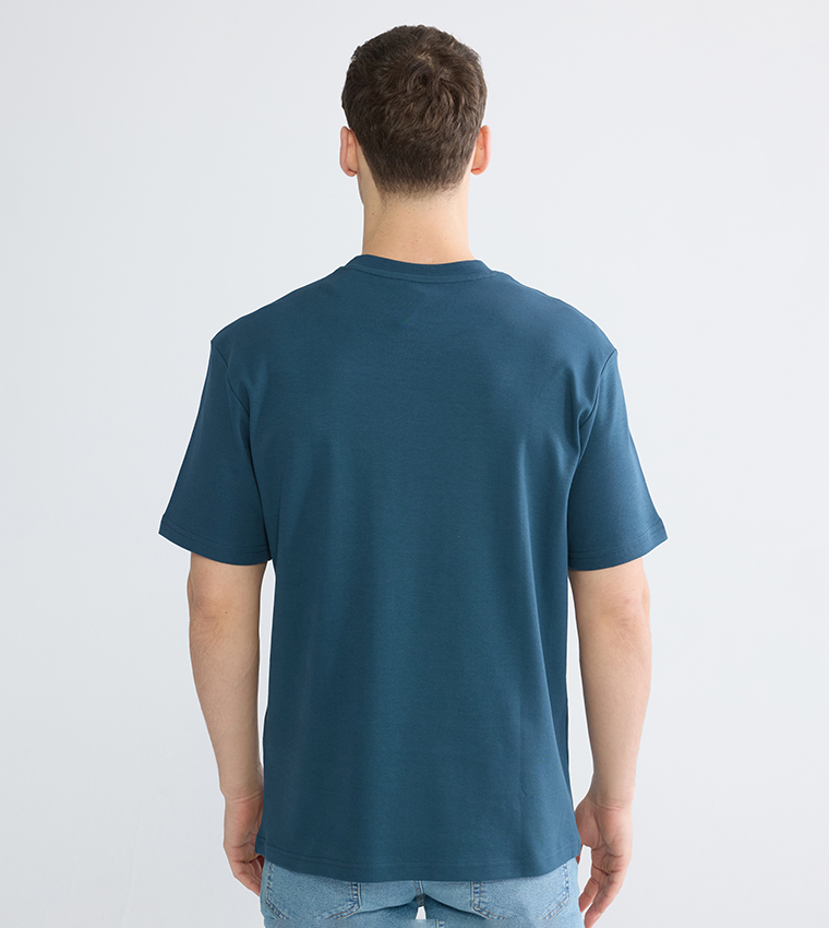 Printed Crew Neck Oversized T-Shirt