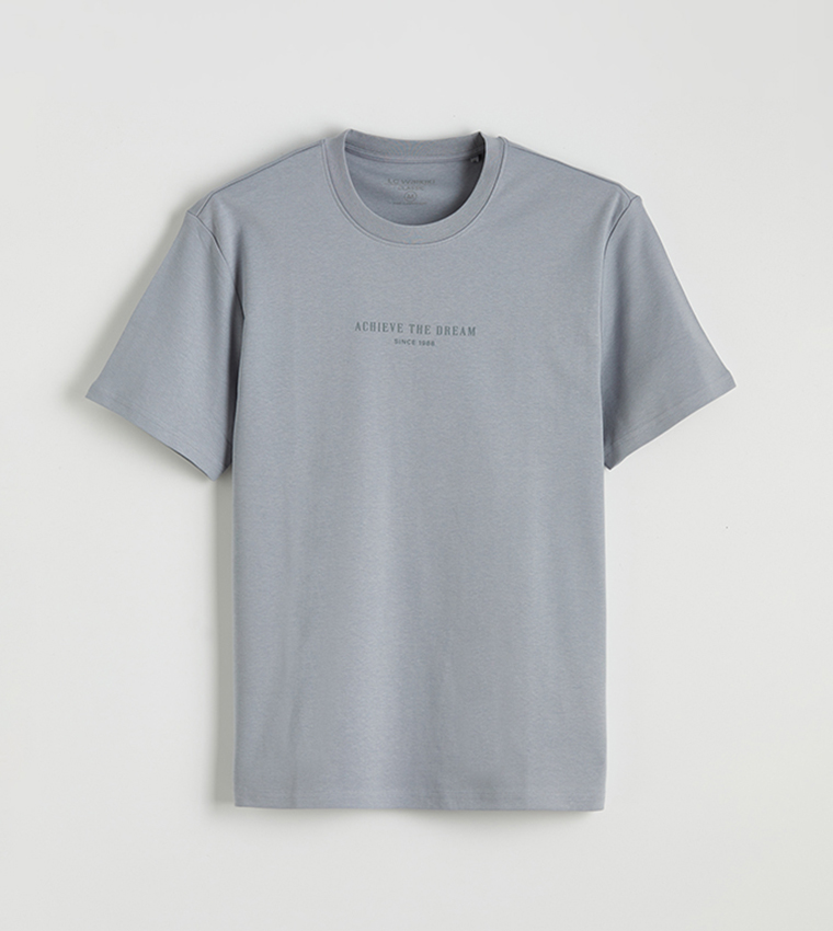 Printed Crew Neck Oversized T-Shirt