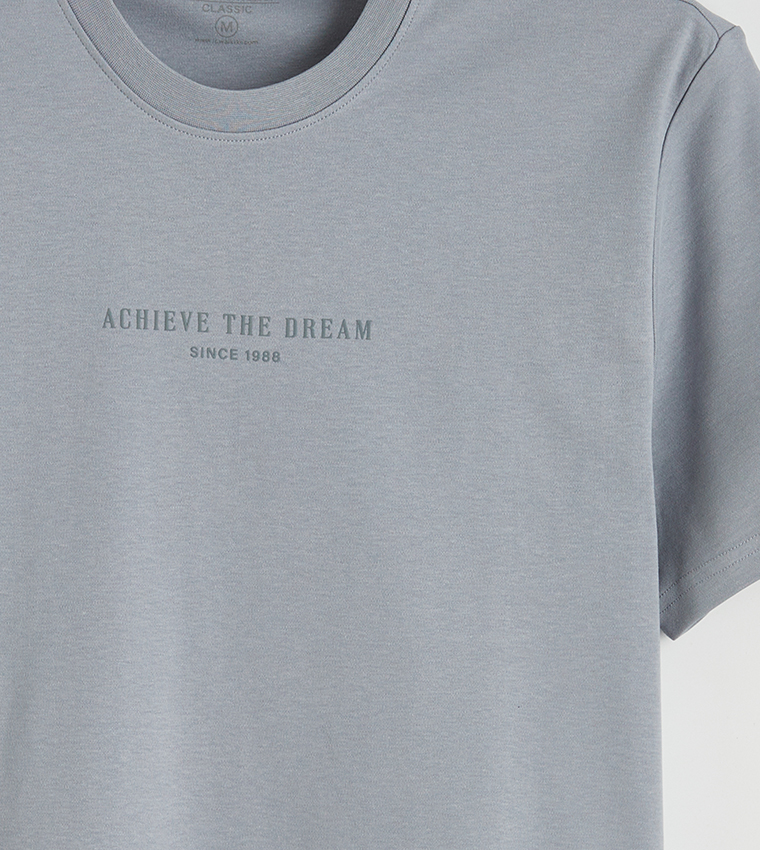 Printed Crew Neck Oversized T-Shirt