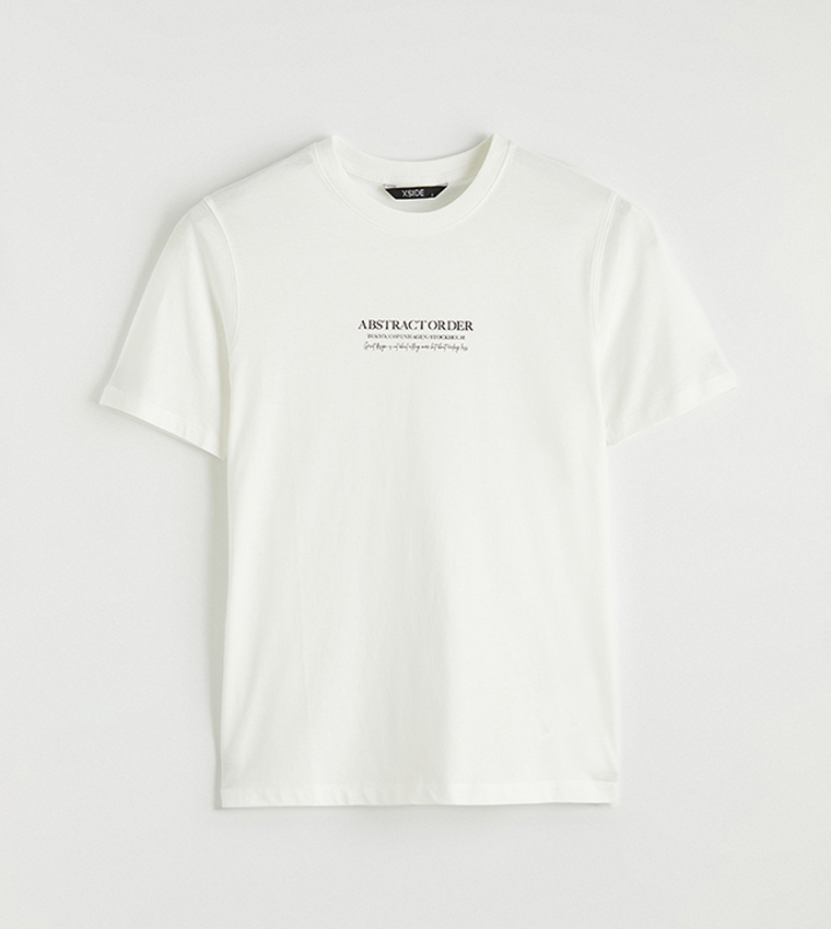 XSIDE Printed Crew Neck T-Shirt