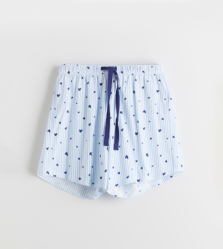 Printed Shorty Pyjama Set