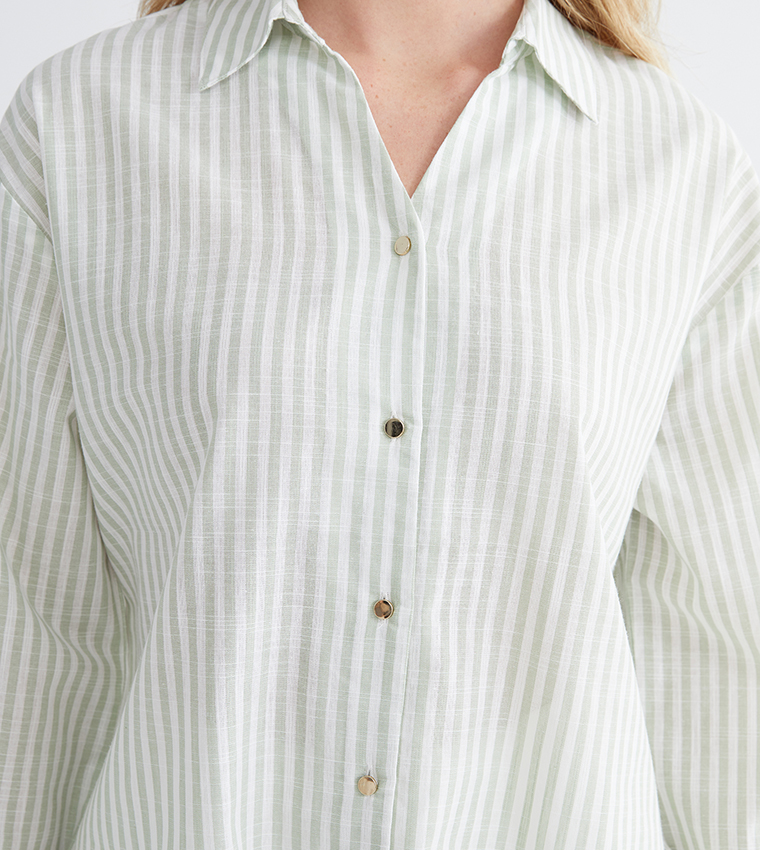 Striped Long Sleeves Casual Shirt