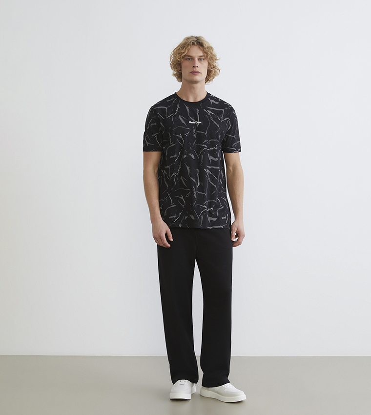 Drawstring Waist Thick Sweatpants