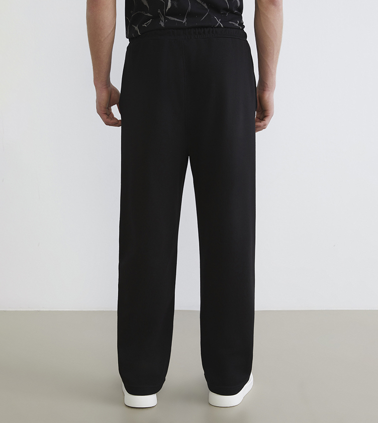 Drawstring Waist Thick Sweatpants