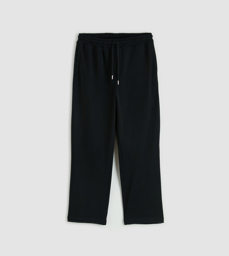 Drawstring Waist Thick Sweatpants