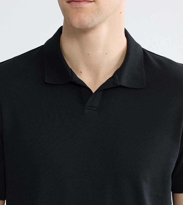 Solid Short Sleeves Polo T-Shirt