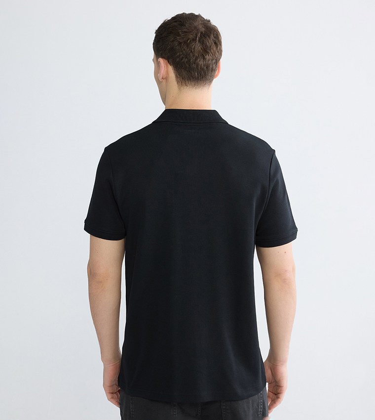 Solid Short Sleeves Polo T-Shirt