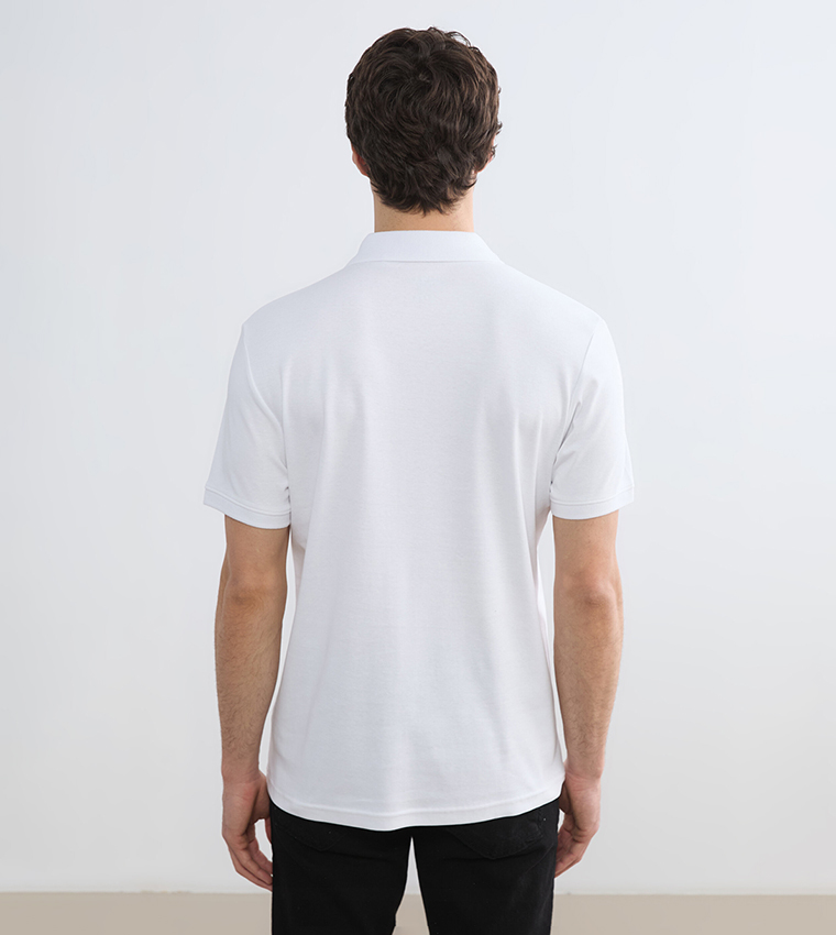 Solid Short Sleeves Polo T-Shirt