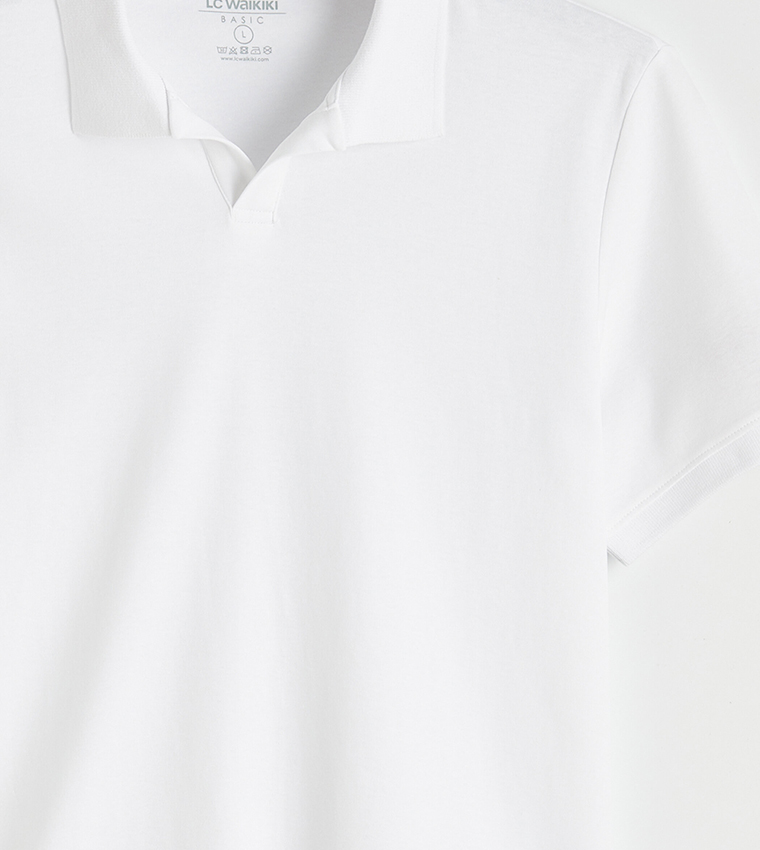 Solid Short Sleeves Polo T-Shirt