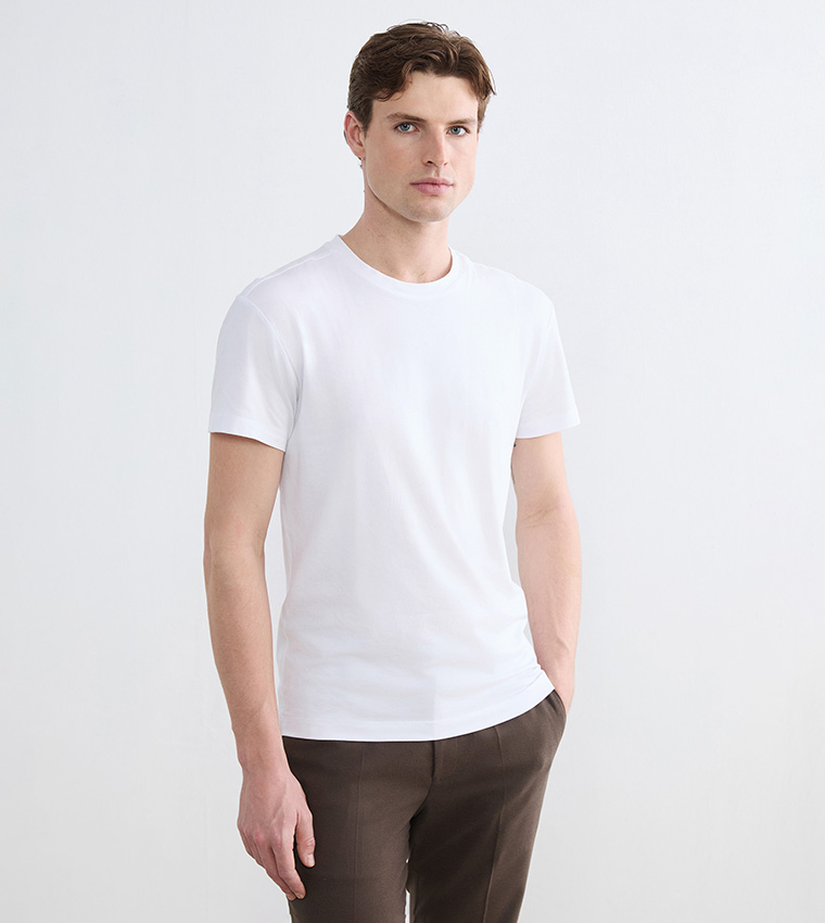 Solid Short Sleeves Casual T-Shirt