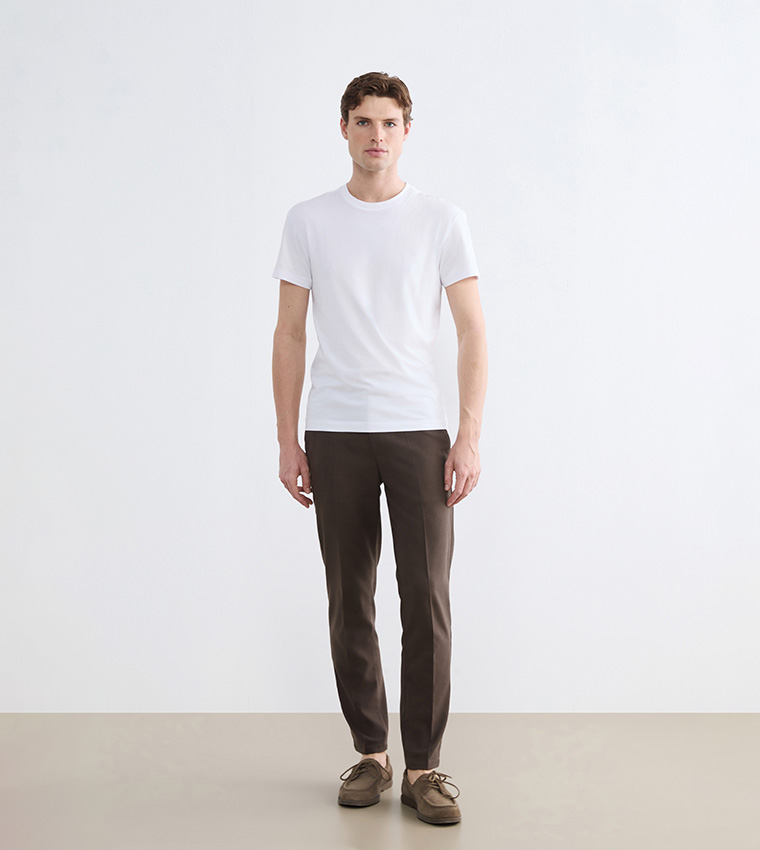 Solid Short Sleeves Casual T-Shirt