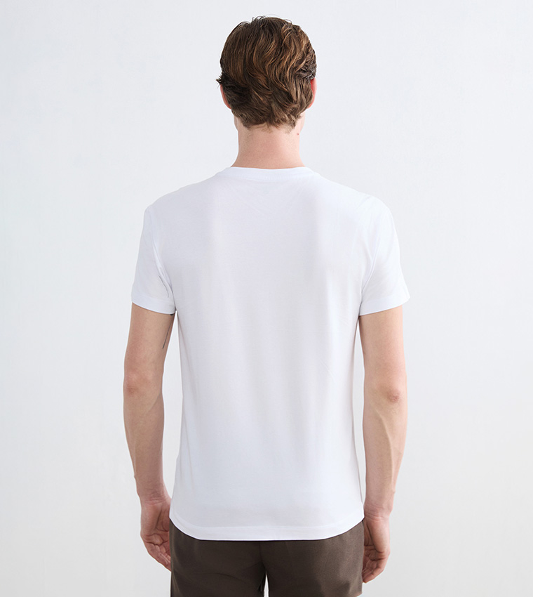 Solid Short Sleeves Casual T-Shirt