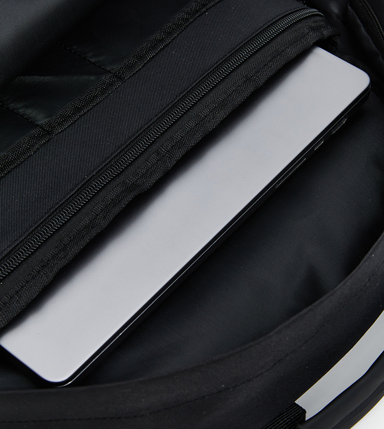 Solid Zipper Backpack