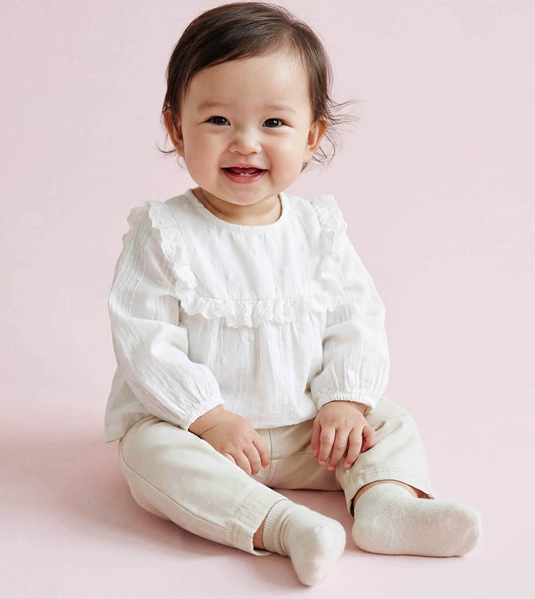 Ruffled Top and Pant Set