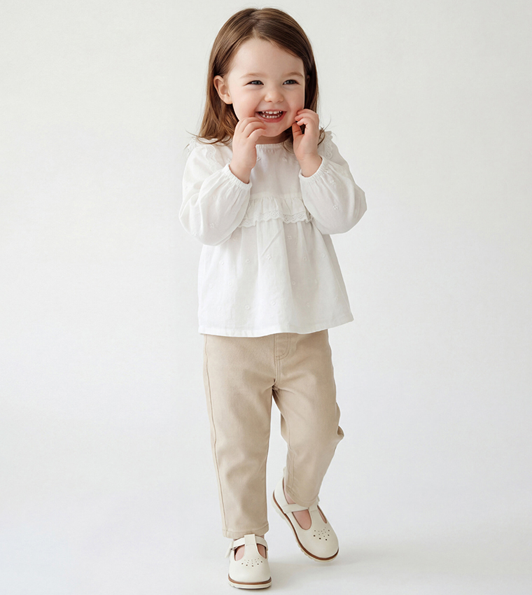 Ruffled Top and Pant Set