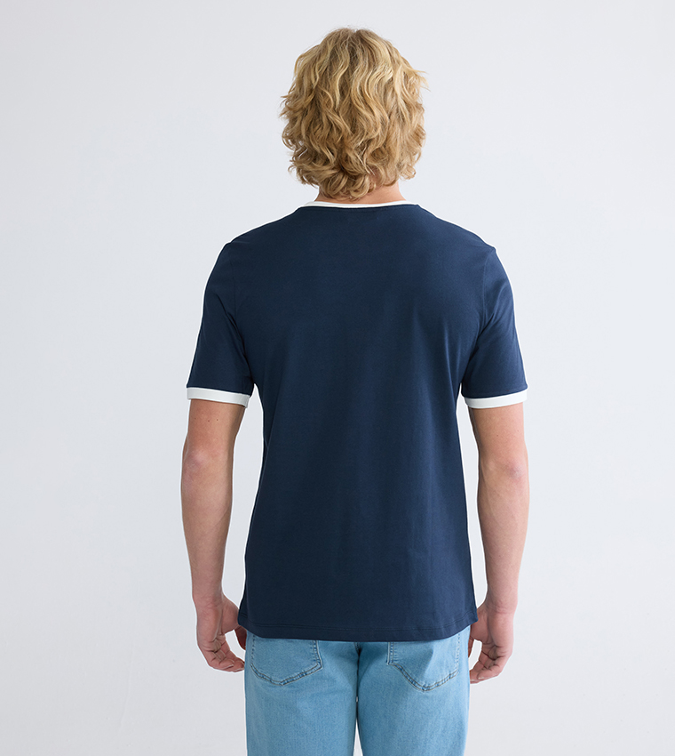 Striped Short Sleeves Casual T-Shirt