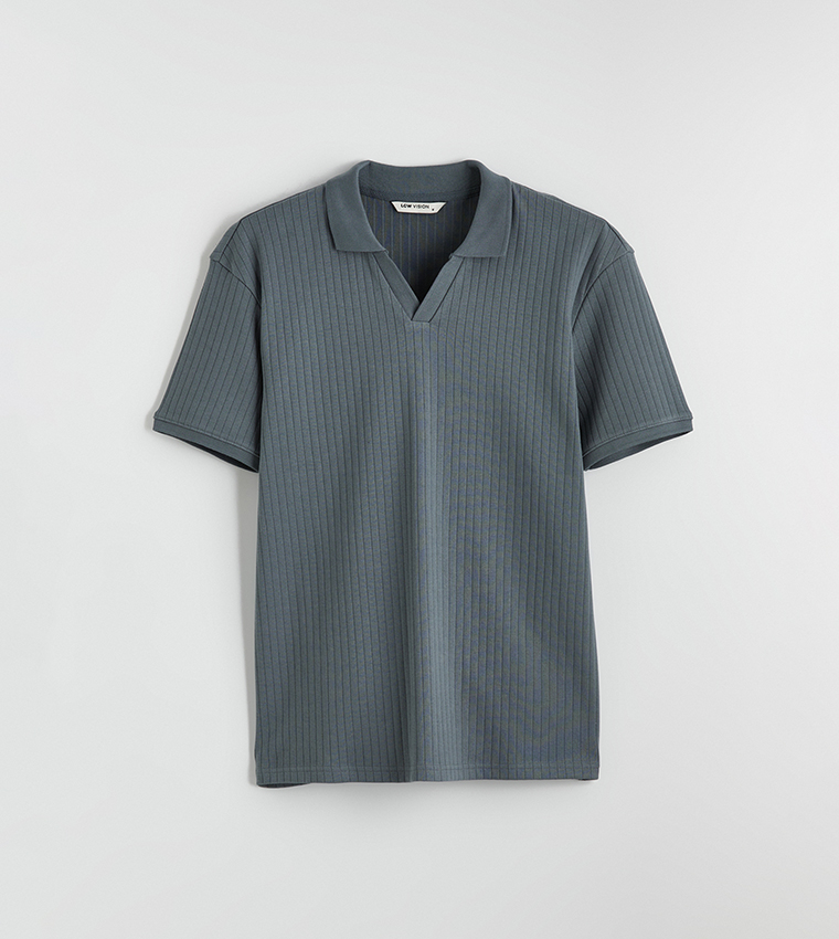 تيشيرت بولو رجالي مرن كم قصير 