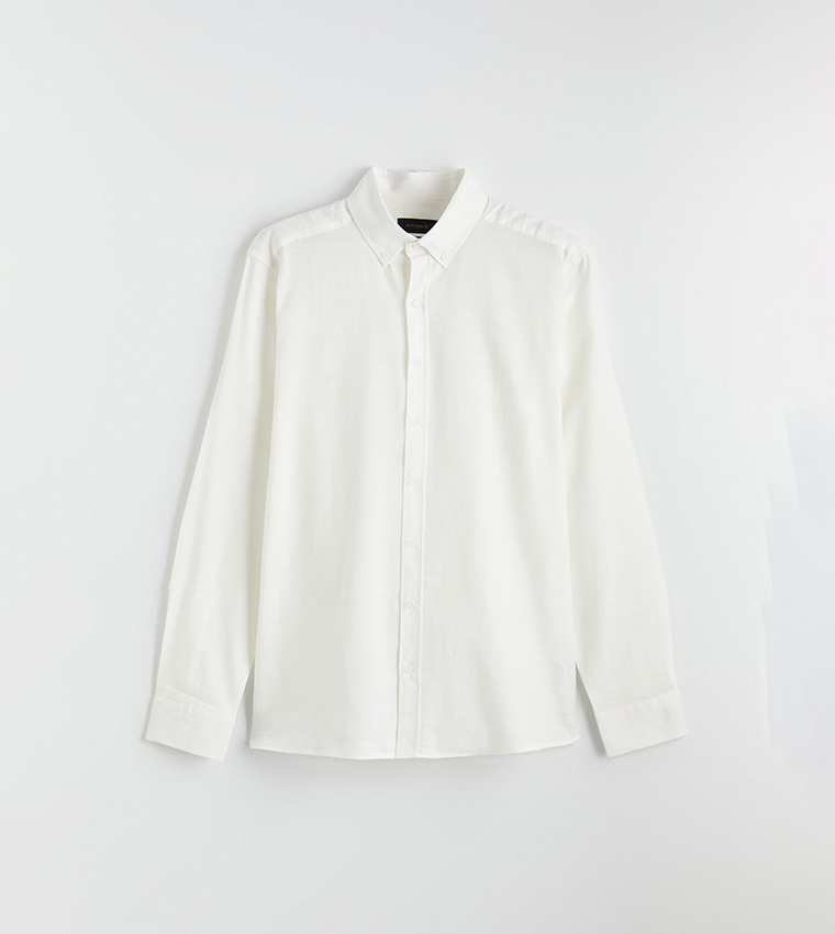 Long Sleeves Casual Dobby Shirt