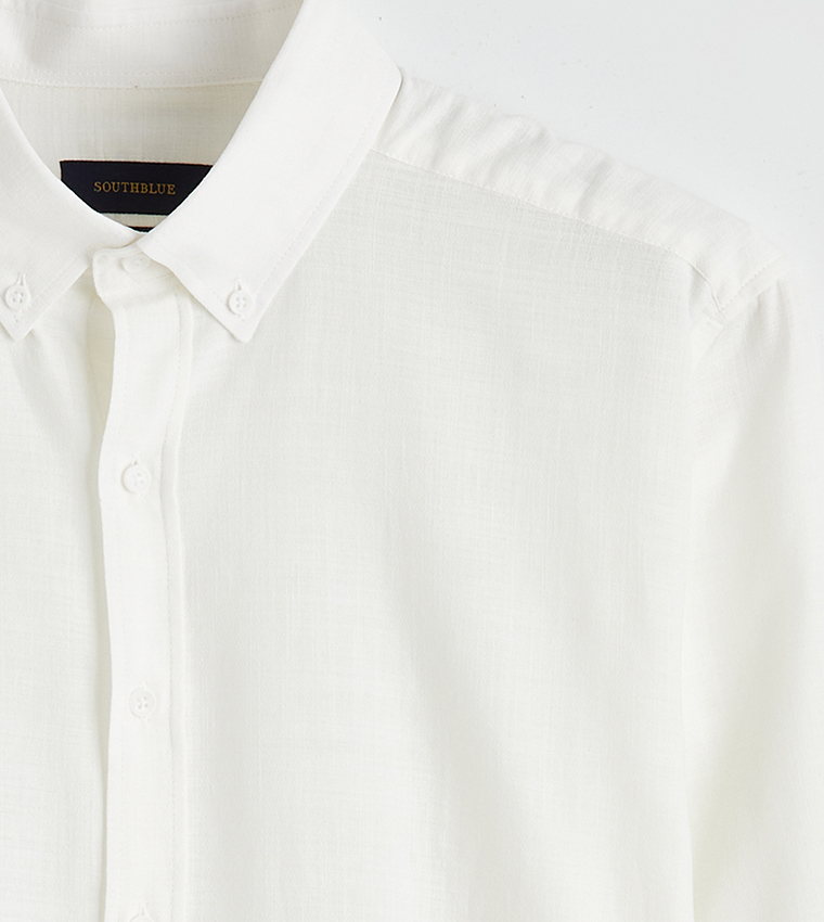 Long Sleeves Casual Dobby Shirt