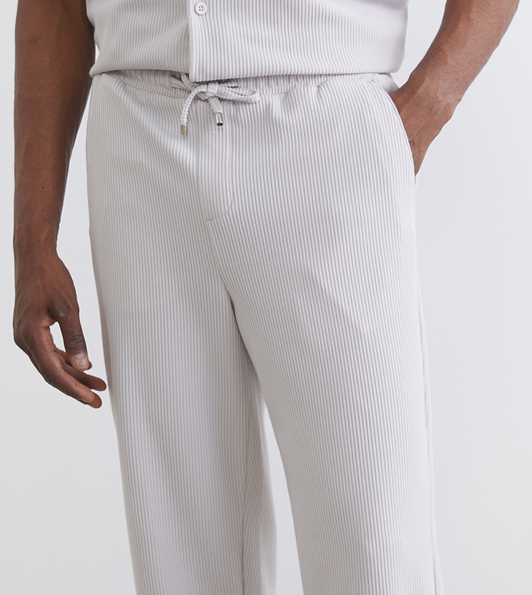 Ribbed Regular Fit Trousers