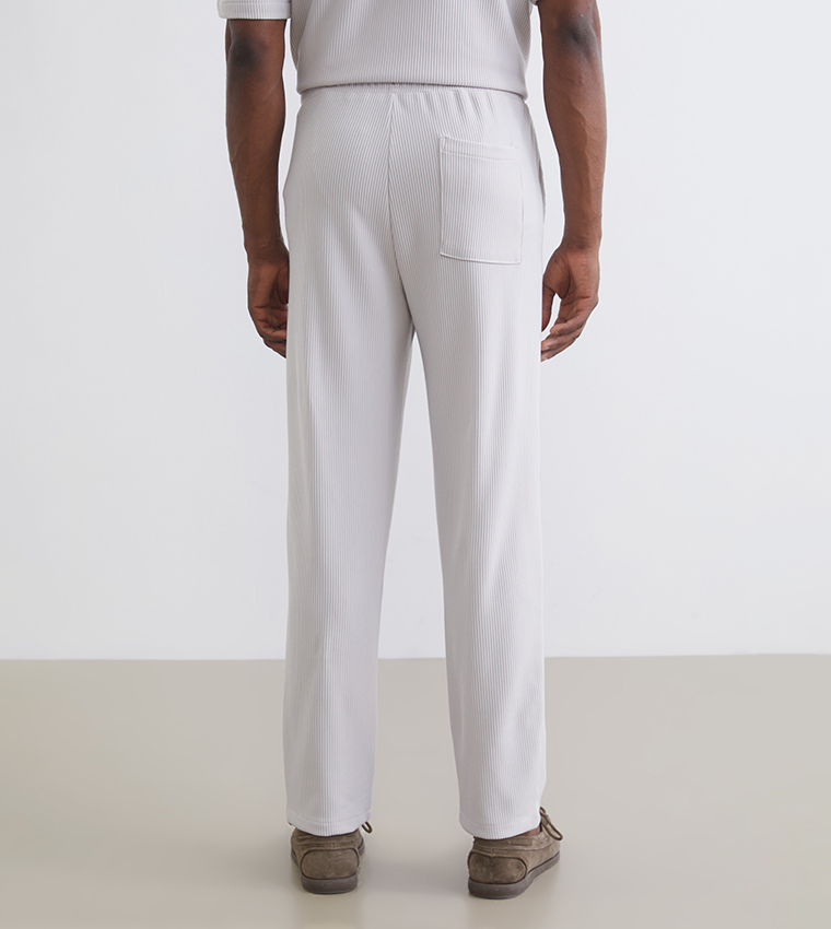 Ribbed Regular Fit Trousers