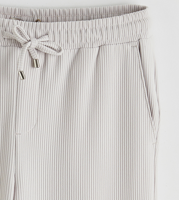 Ribbed Regular Fit Trousers
