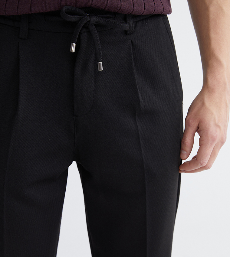 Mid Rise Slim Fit Trousers