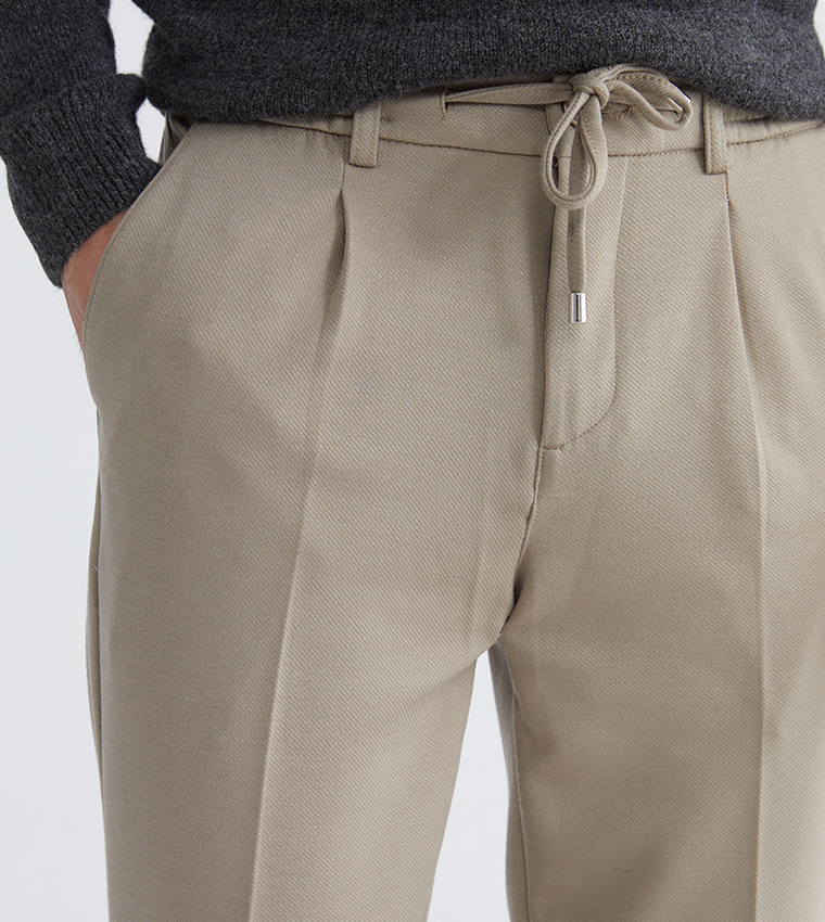 Mid Rise Slim Fit Trousers