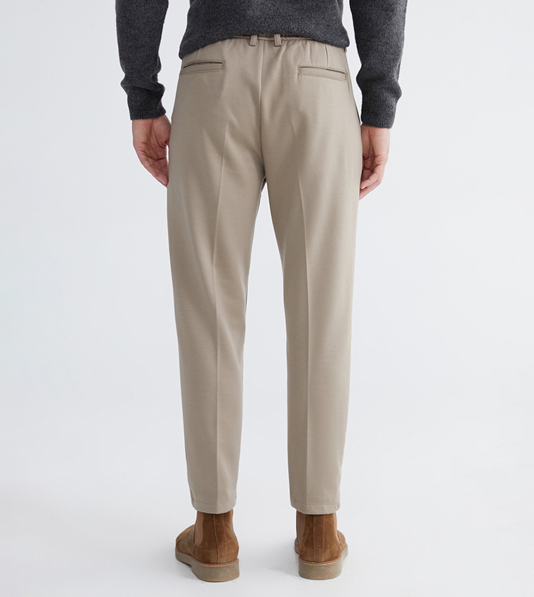 Mid Rise Slim Fit Trousers