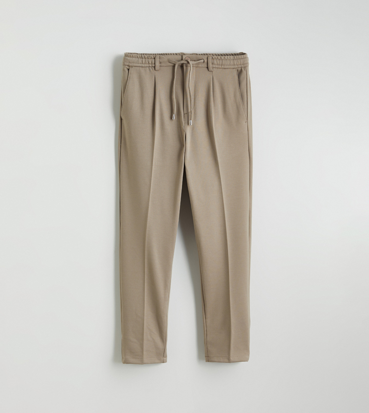 Mid Rise Slim Fit Trousers