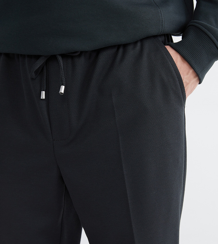 Folded Hem Regular Fit Trousers