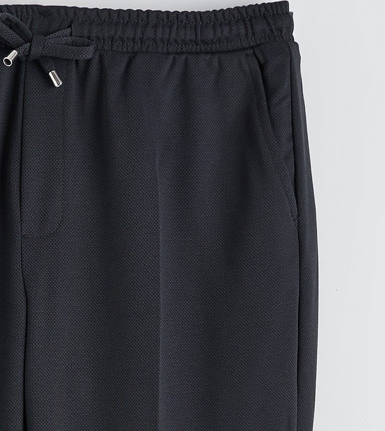 Folded Hem Regular Fit Trousers