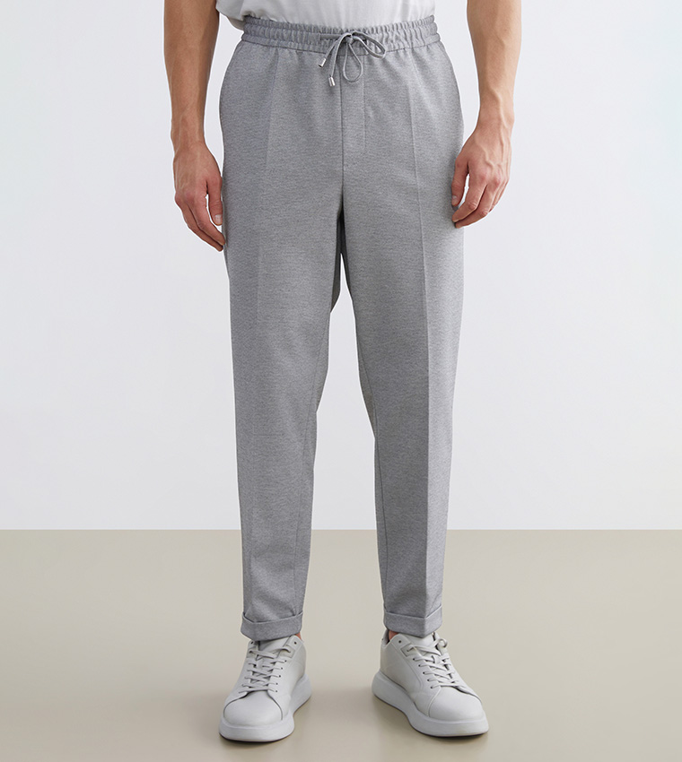 Mid Rise Slim Fit Trousers