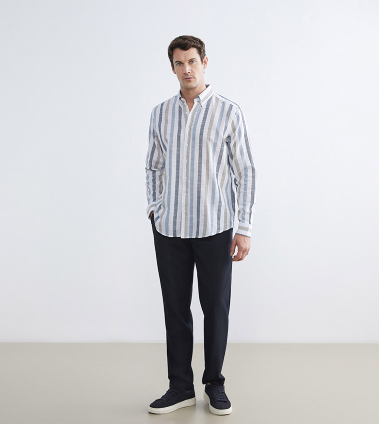 Striped Long Sleeves Casual Shirt