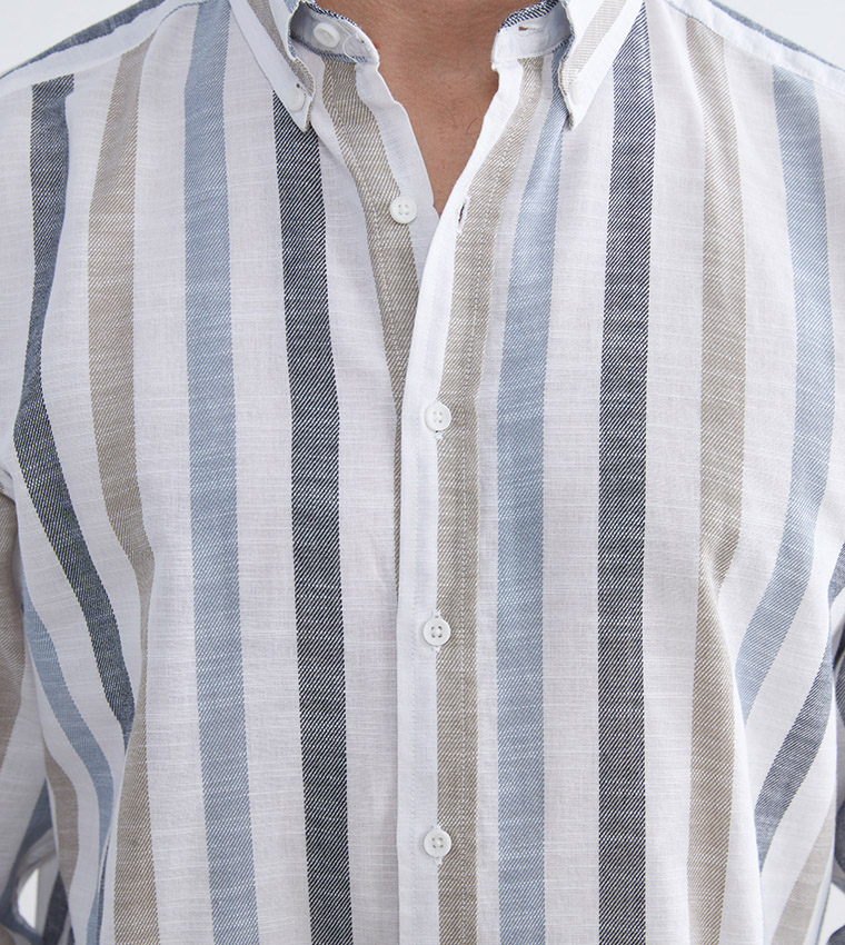 Striped Long Sleeves Casual Shirt