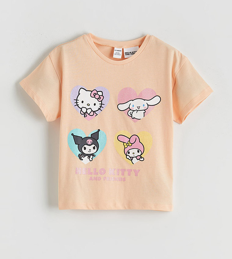 Hello Kitty & Friends Printed Short Sleeves T-Shirt