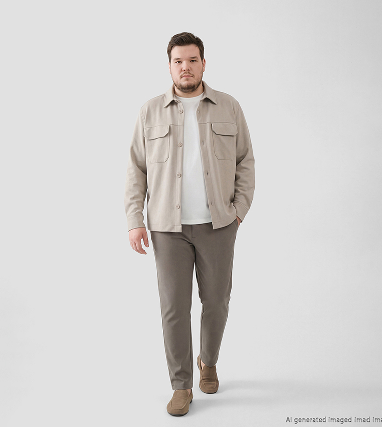 Solid Slim Fit Trousers