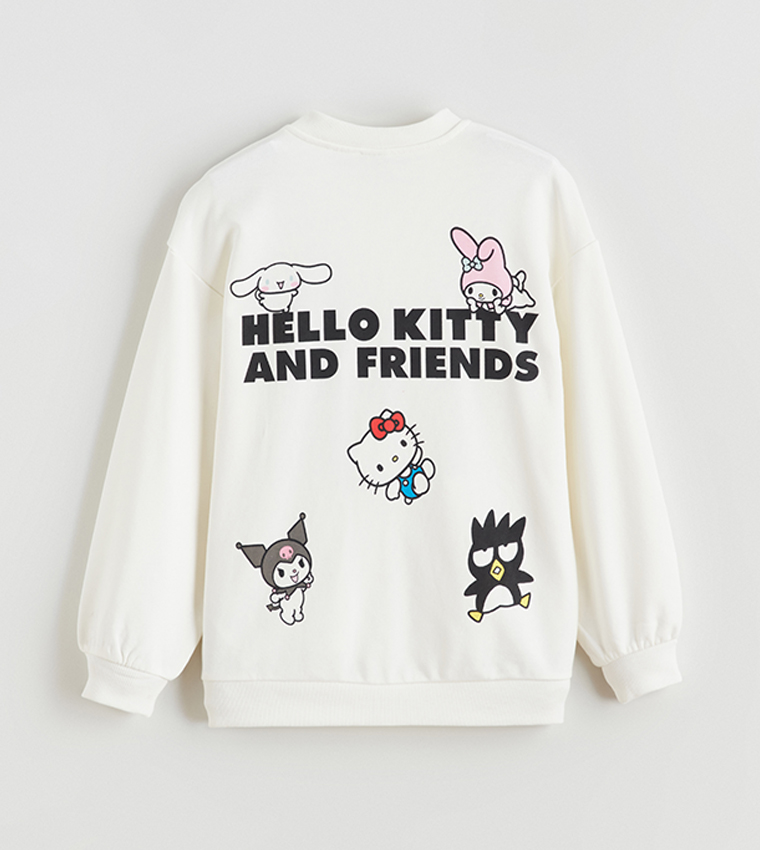 Hello Kitty and Friends Printed Snap Button Closure Jacket