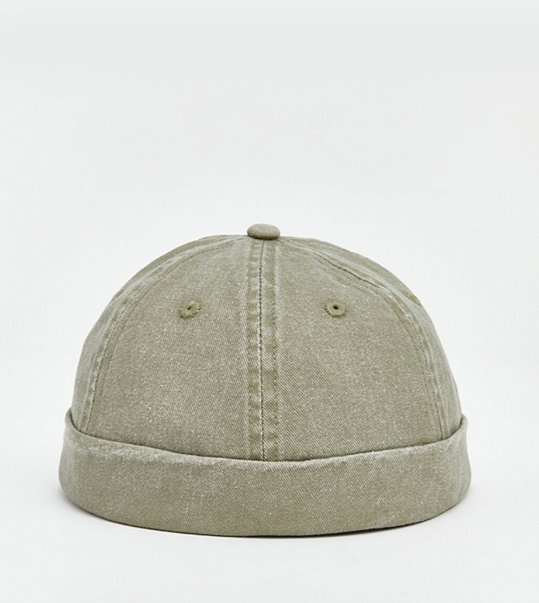 Solid Docker Denim Cap