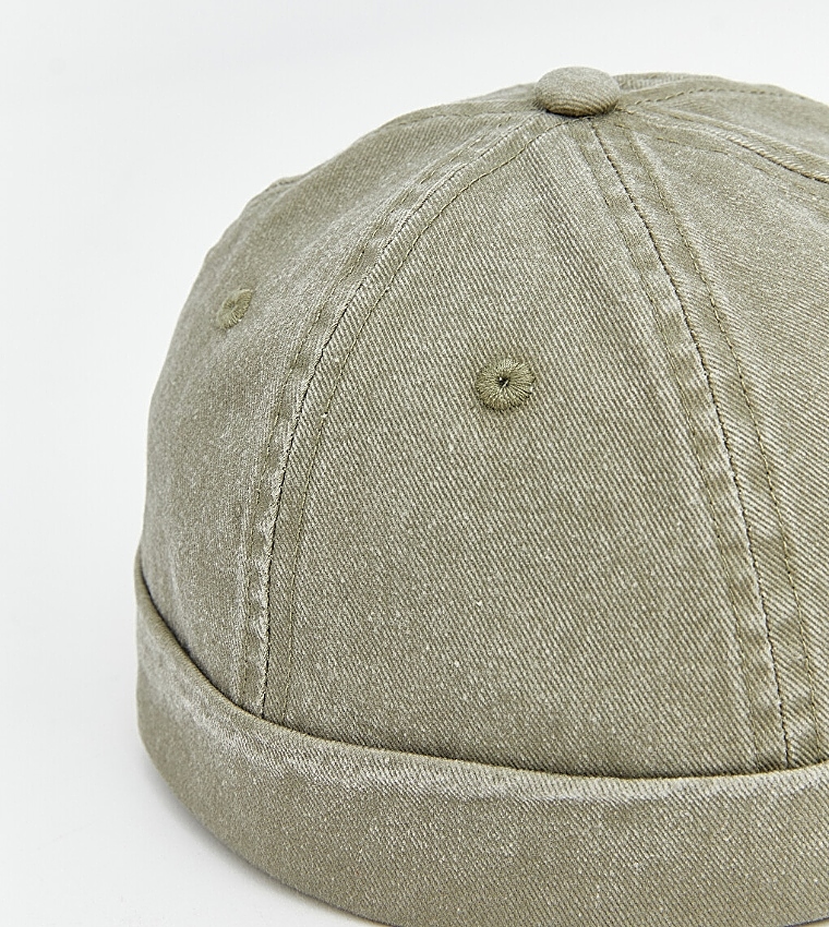 Solid Docker Denim Cap