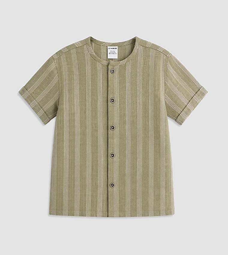 Striped Crew Neck Shirt