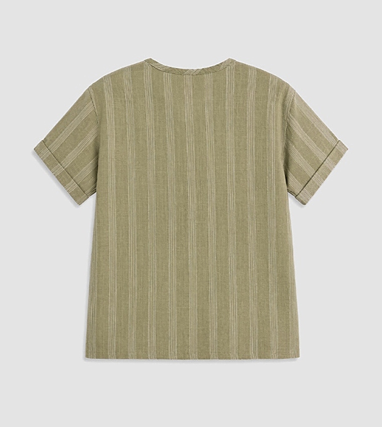 Striped Crew Neck Shirt