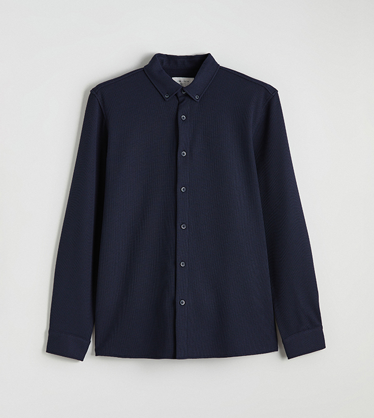 Solid Long Sleeves Casual Shirt