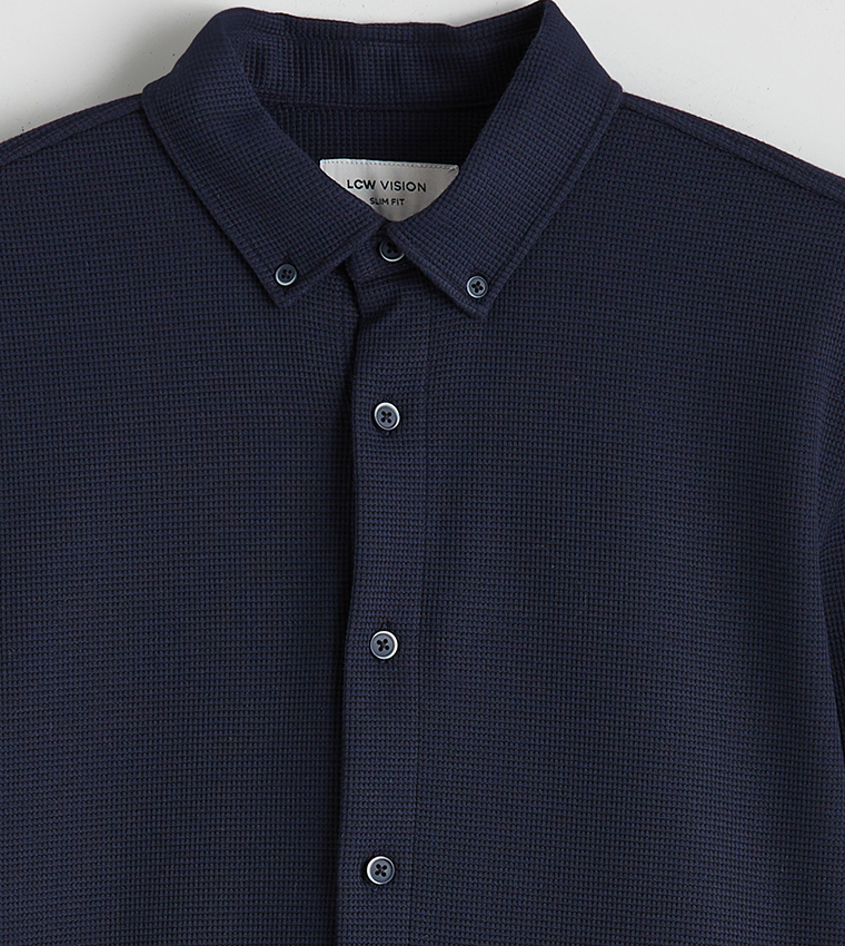 Solid Long Sleeves Casual Shirt