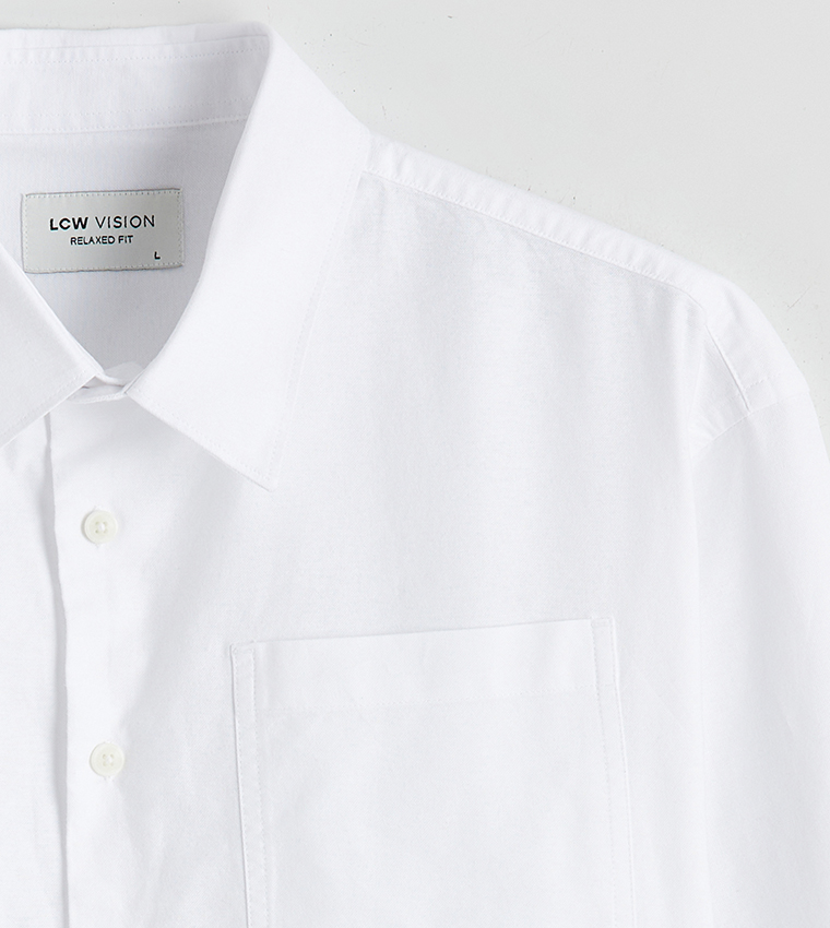Long Sleeves Regular Fit Oxford Shirt