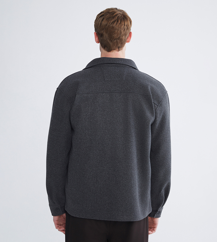 جاكيت قميص كاشيت كم طويل