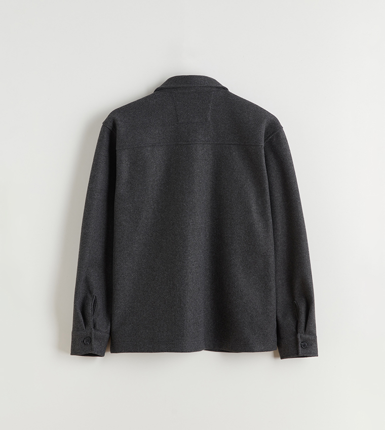 جاكيت قميص كاشيت كم طويل